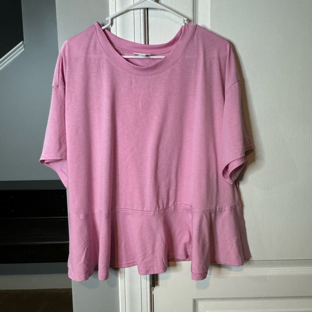 Lularoe June shirt, size xl, pink